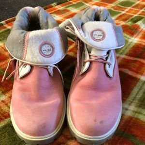 Pink Timberland Boots